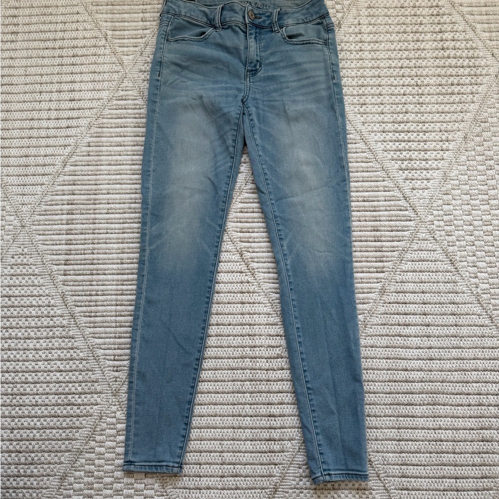American Eagle Outfitters Light Blue Skinny Jeans